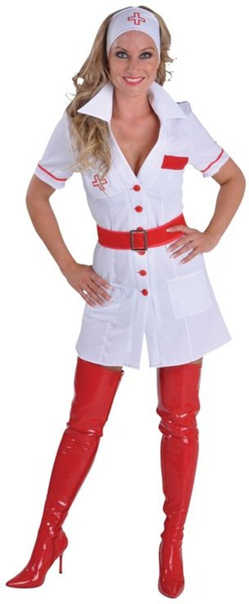 Verpleegster & Masseuse Kostuum | Ziekenhuis Verpleegster Zaal Zuster | Vrouw | Extra Small | Carnaval kostuum | Verkleedkleding